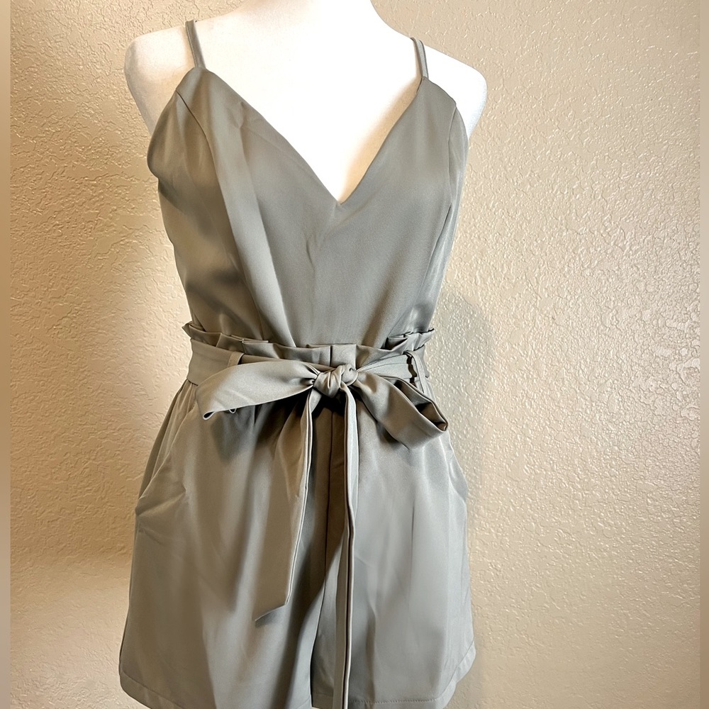 NWT Sage Green Romper